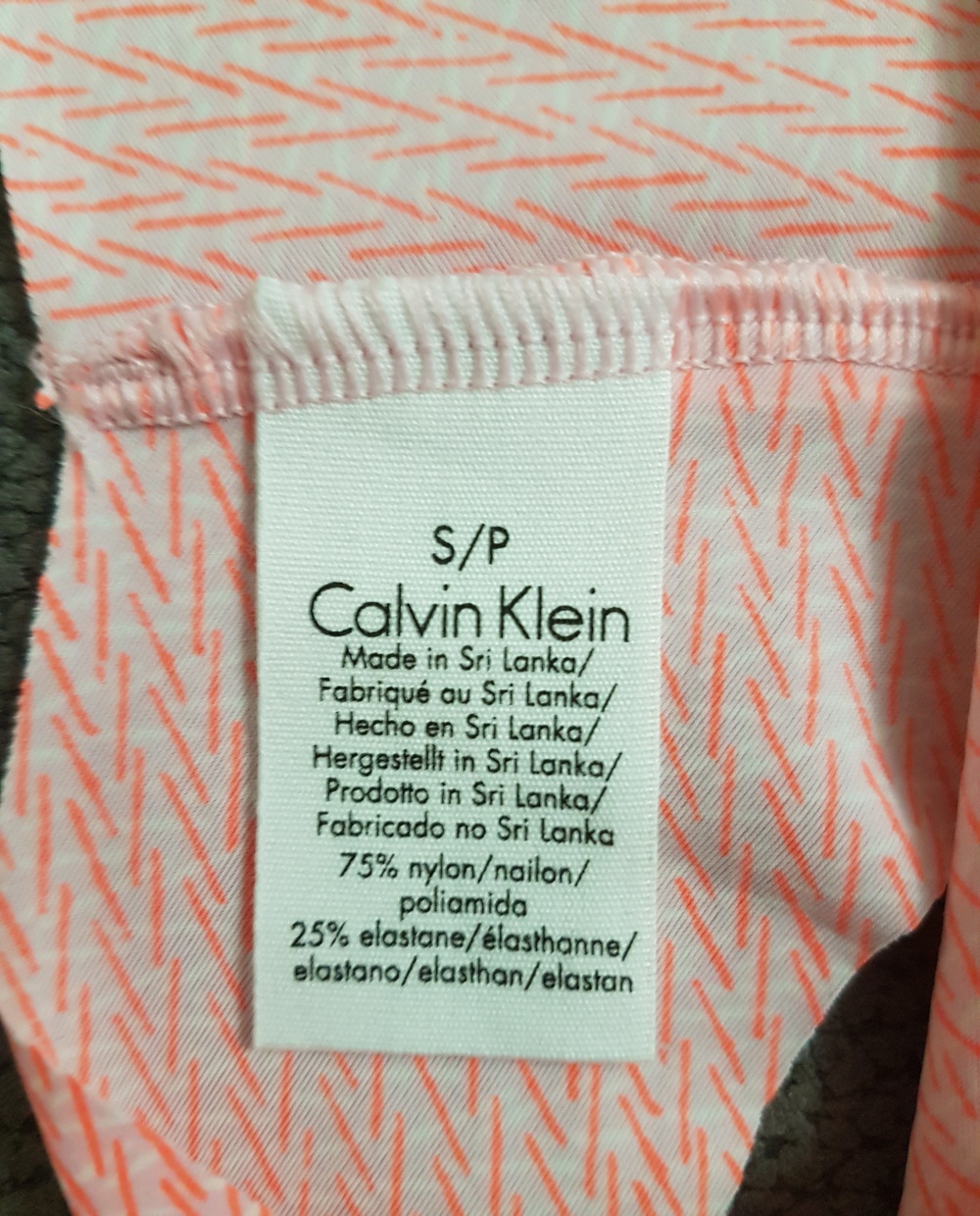 Бесшовные трусики Calvin Klein 2 шт., размер S