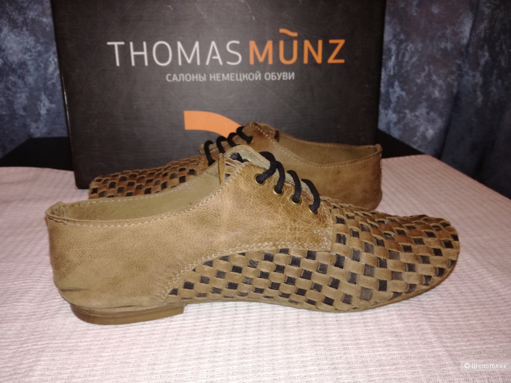 Thomas Munz п/ботинки кожаные 36-37 размер