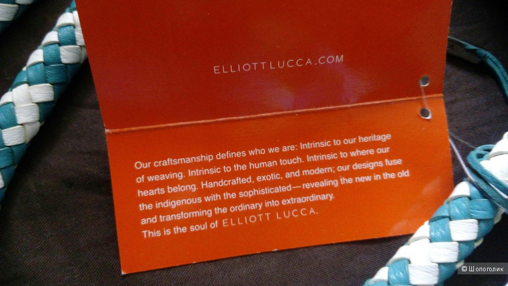 Кожаная сумка Elliott Lucca
