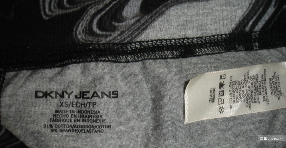 Хлопковые леггинсы DKNY Jeans, размер S-M
