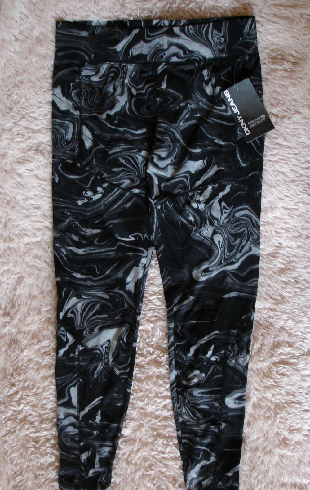 Хлопковые леггинсы DKNY Jeans, размер S-M