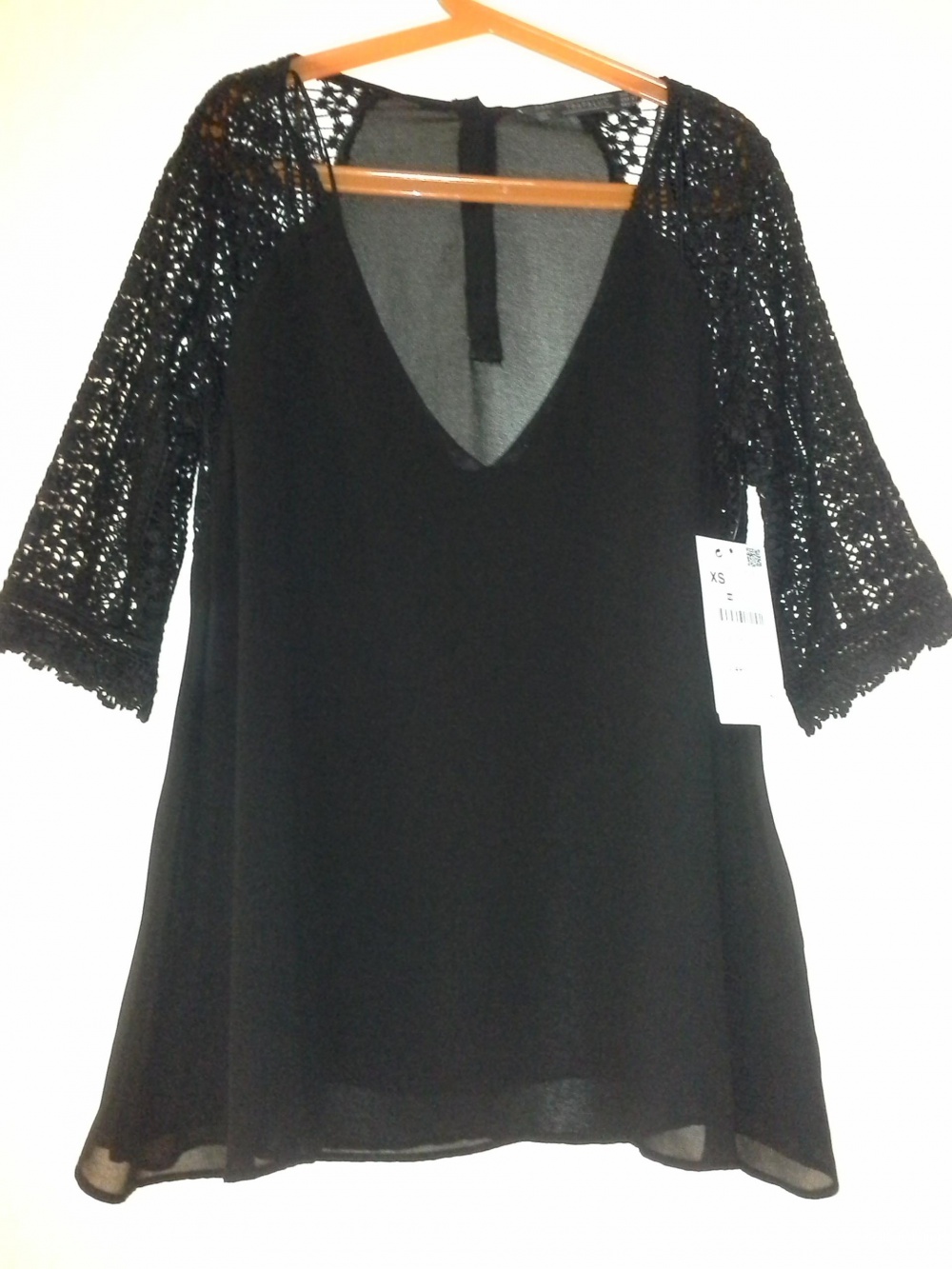 Нарядная блузка Zara, размер XS.