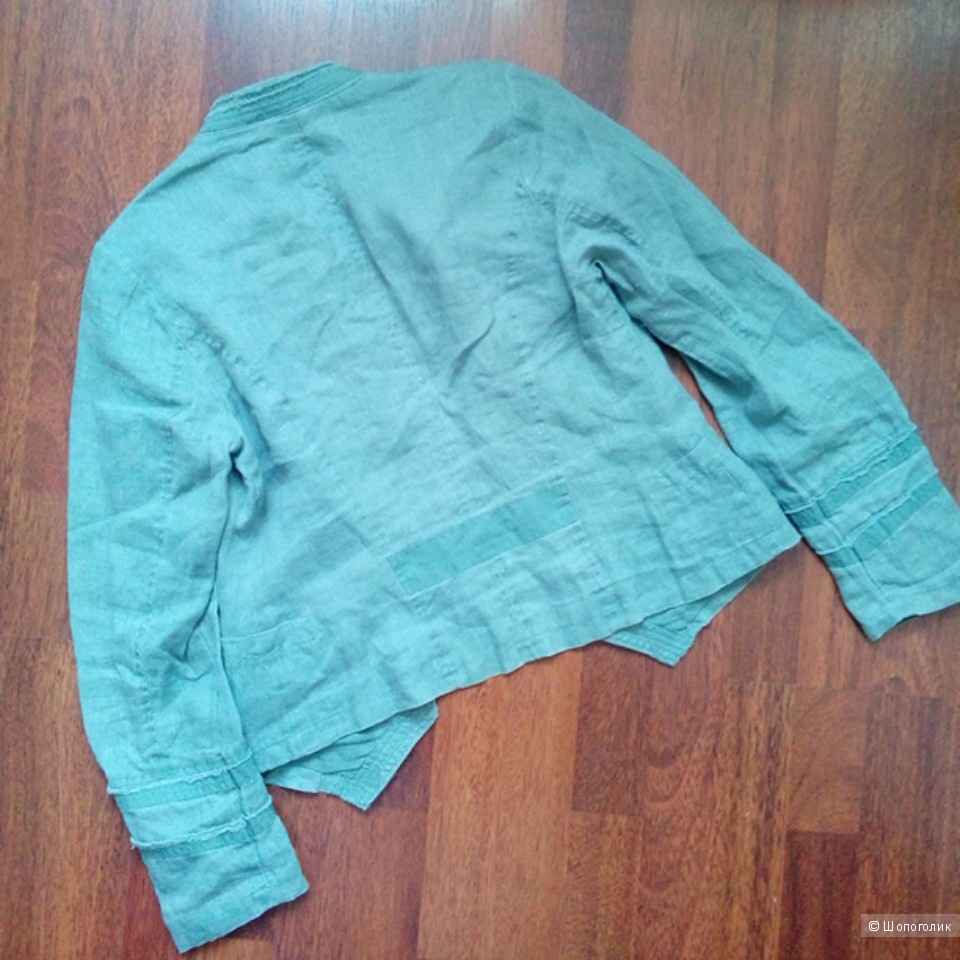 Жакет-пиджак мятного цвета 100 проц лен в размере 38 евро 10UK