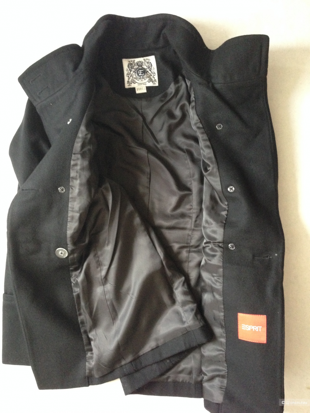 ESPRIT красивое двубортное пальто р.46 (М).Новое.Оригинал