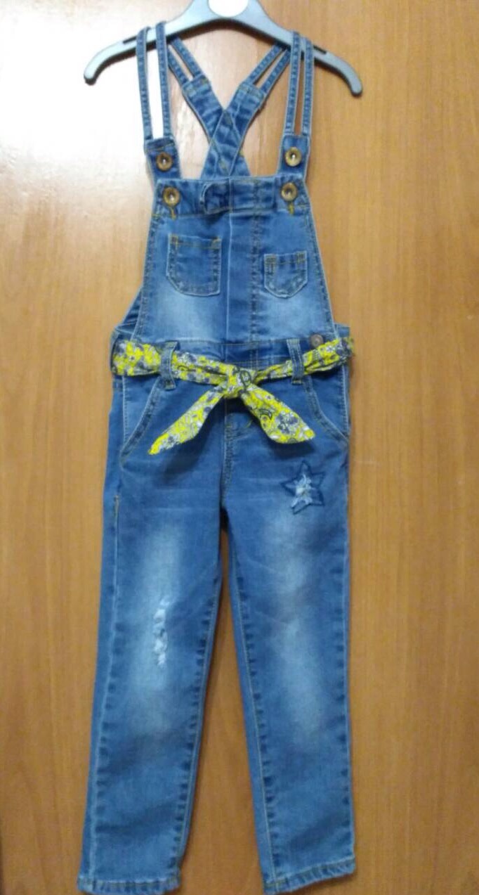 Комбинезон джинсовый Zara kids, р-р 2/3 (рост 95-100)