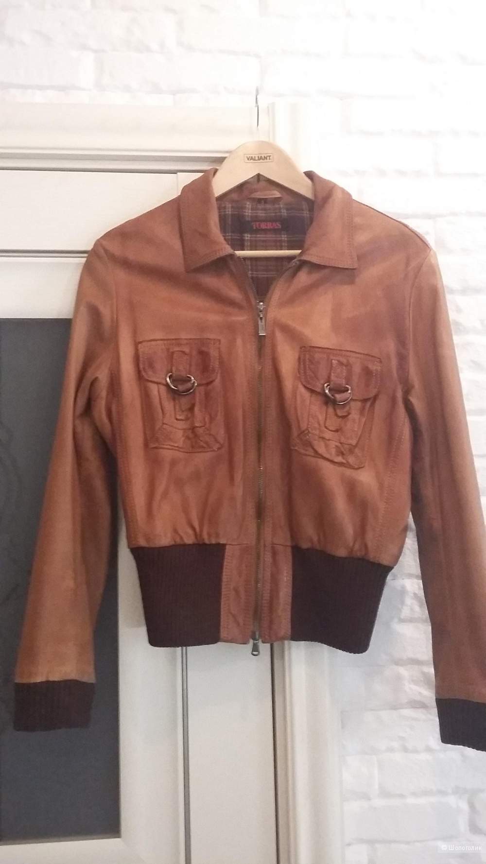 Куртка кожаная TORRAS  42-44 размера
