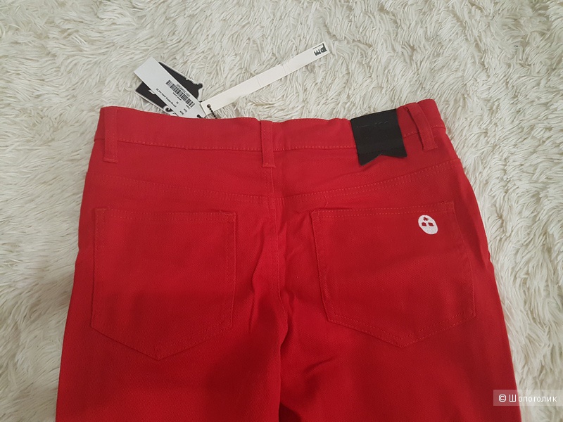 People's Market Skinny Джинсы красные W30 или 46 р.