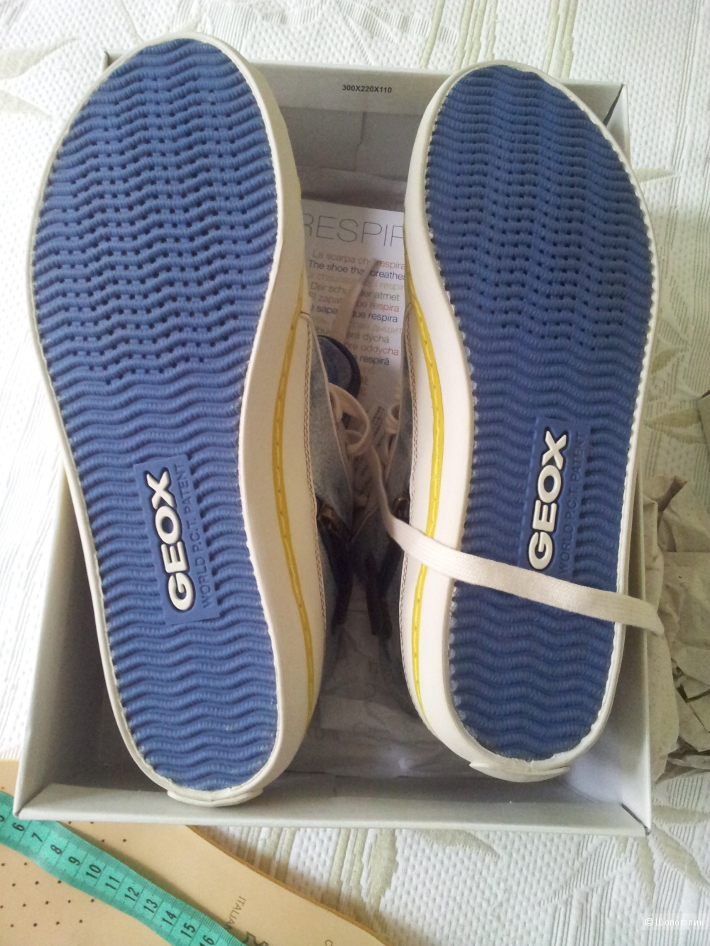 Кроссовки Geox 41(маломерят на 40-40.5)