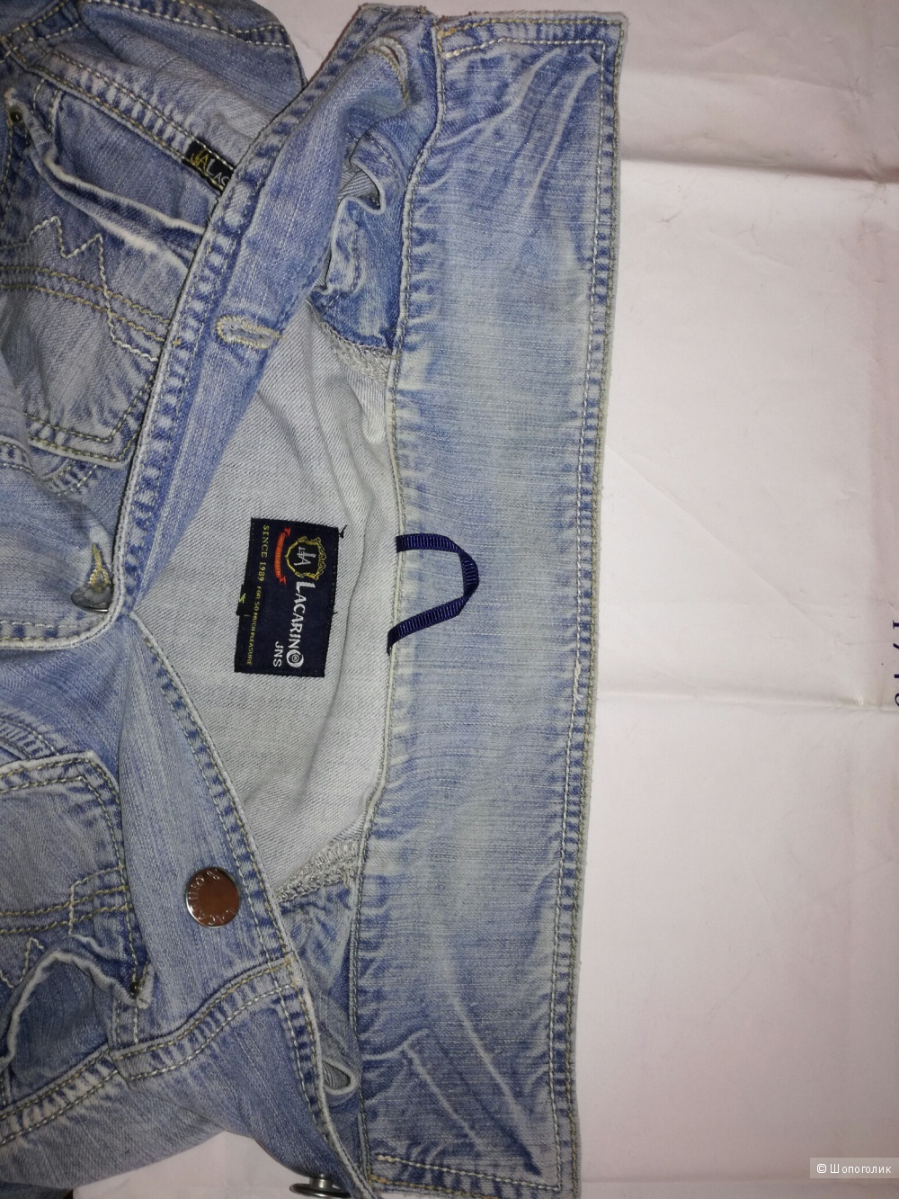 Куртка джинсовая Lacarino 44-46 размер
