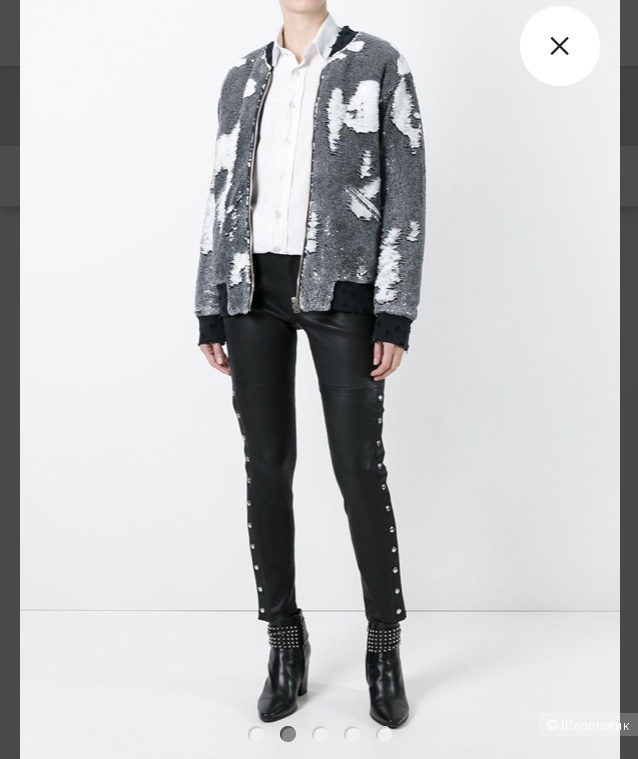 Новые Кожаные брюки IRO, 38 Fr
