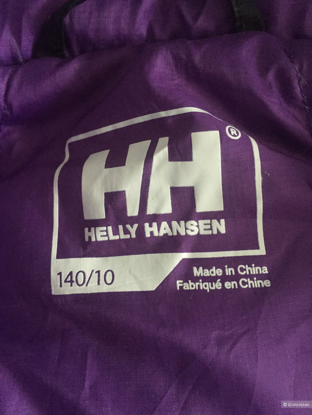 Пуховик для девочки ф.Helly Hansen 140 разм