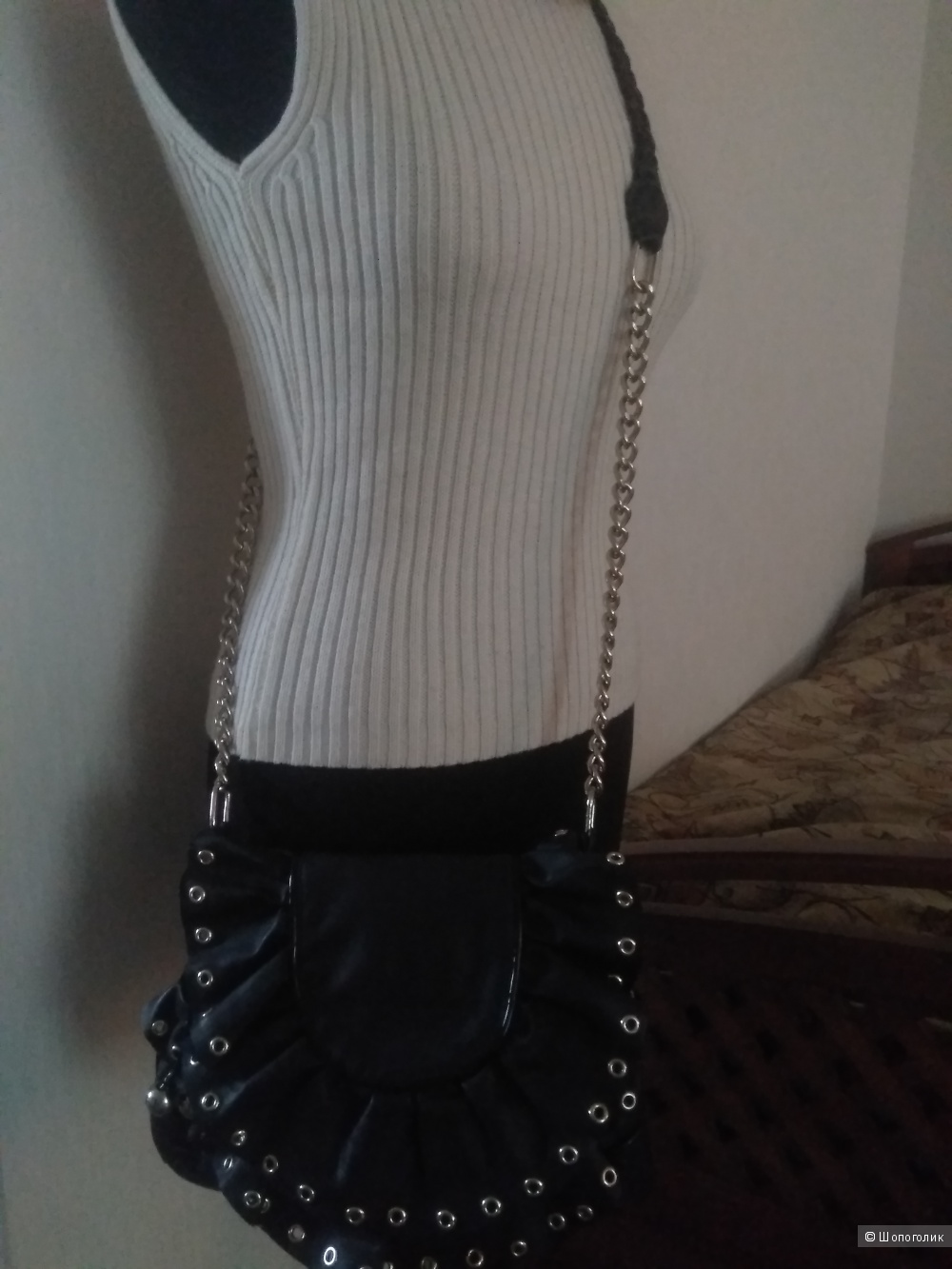 Сумочка crossbody bebe с цепочкой