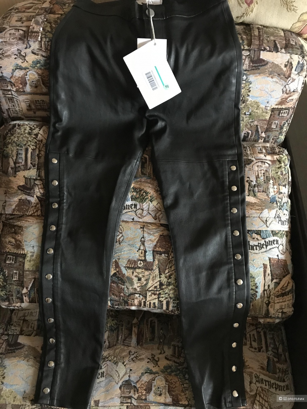 Новые Кожаные брюки IRO, 38 Fr