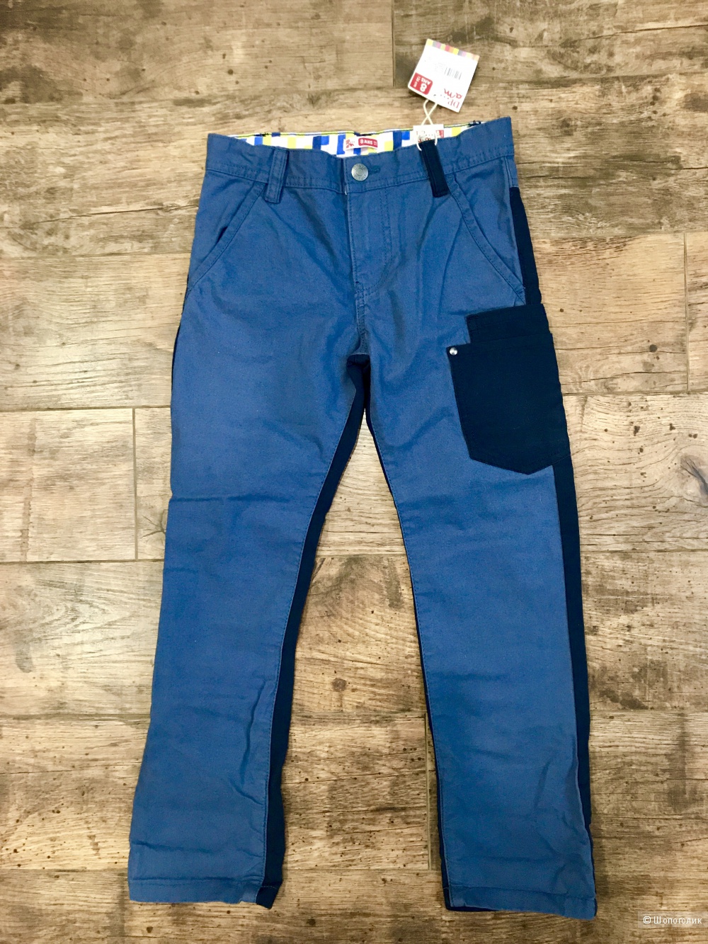 Брюки (джинсы) для мальчика, DPAM (Франция), 126 (8 лет)