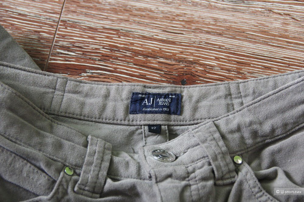 Вельветовые брюки Armani Jeans 27 размер