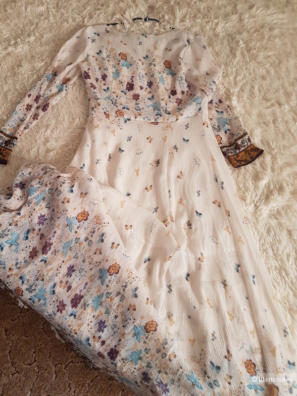 Платье макси с принтом в стиле фолк  Glamorous Petite 46 р.