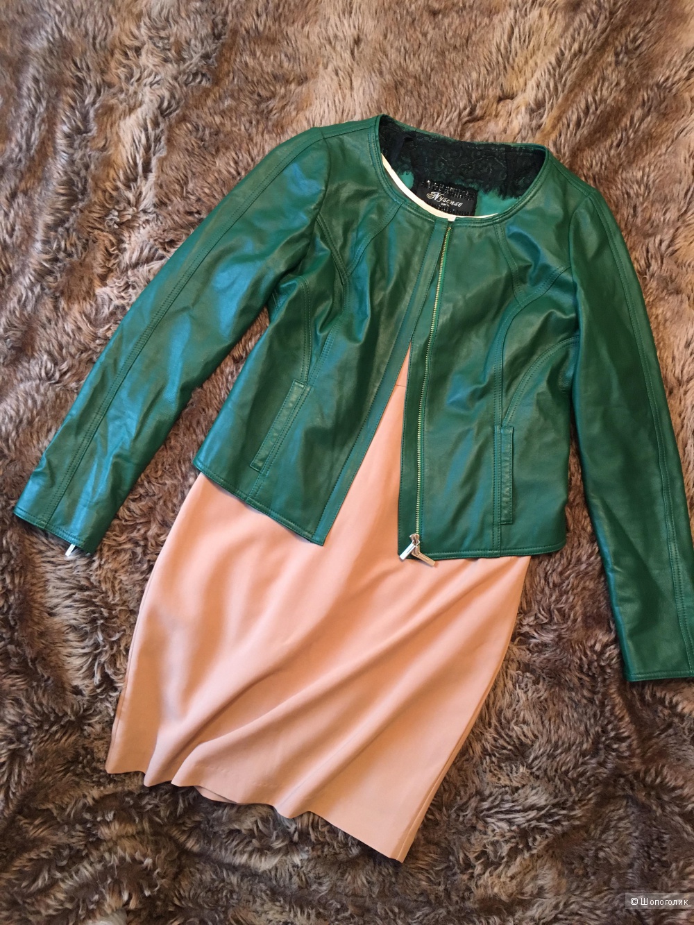 Куртка кожаная Nysense, размер FR36, EUR36, US6, CN М