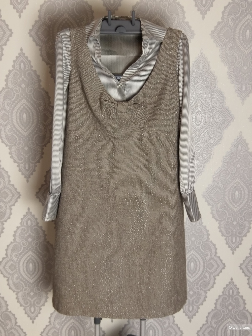 Платье-сарафан на молнии шерстяное, Westland, размер XL (48-50)