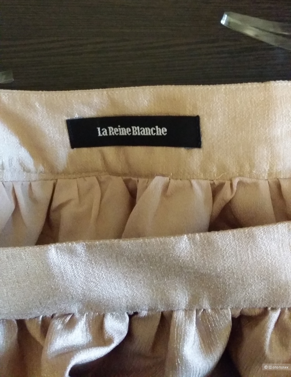 Длинная  юбка нежнейшего оттенка "пыльной" розы La Reine Blanche 42 размера