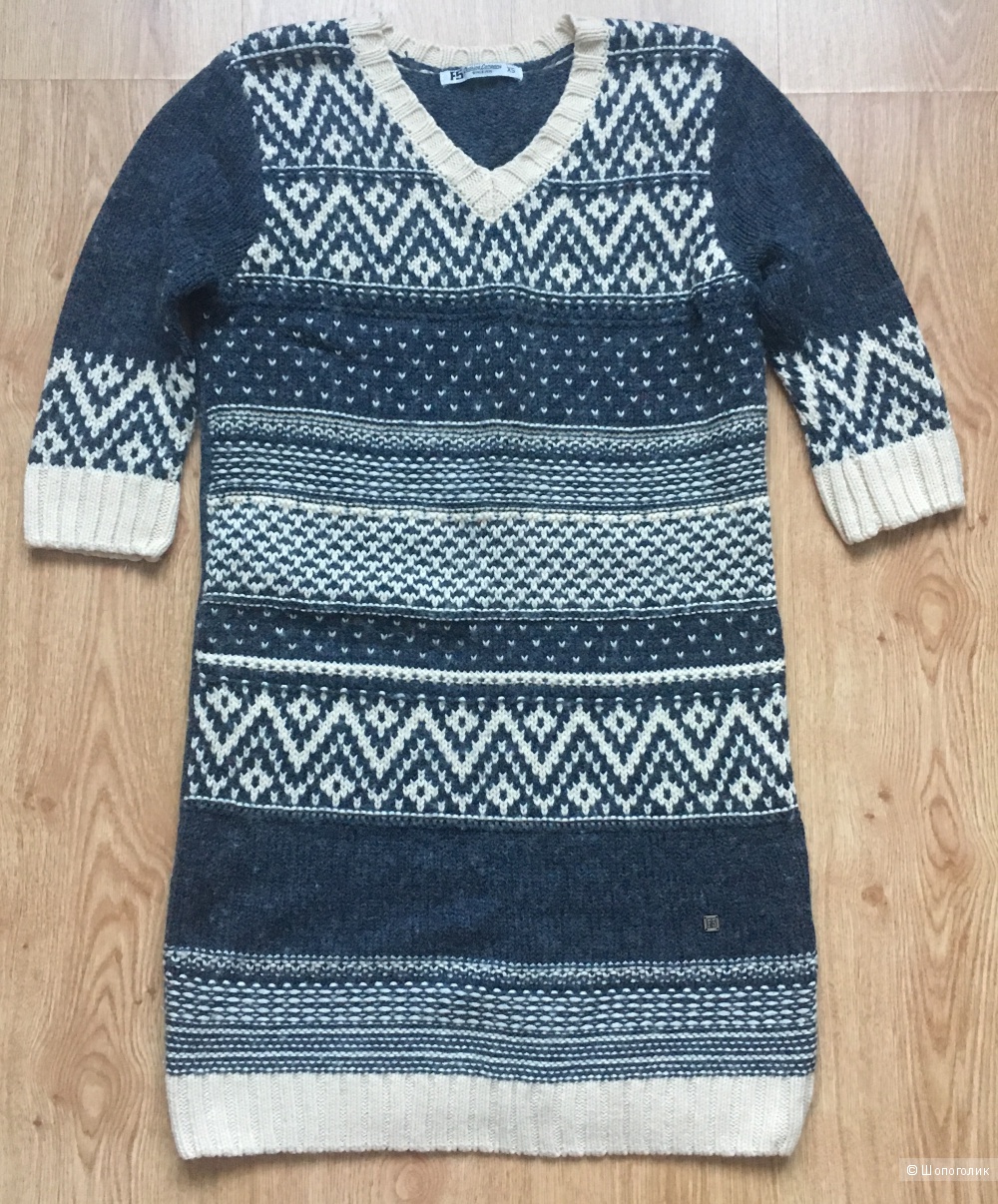 Женское вязаное платье F5 (размер XS 40-42 рос)