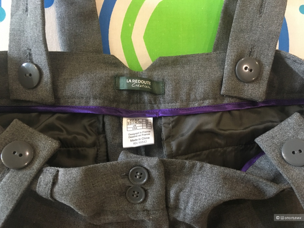 Брюки с лямками, La Redoute, F 34, D 32, UK 6