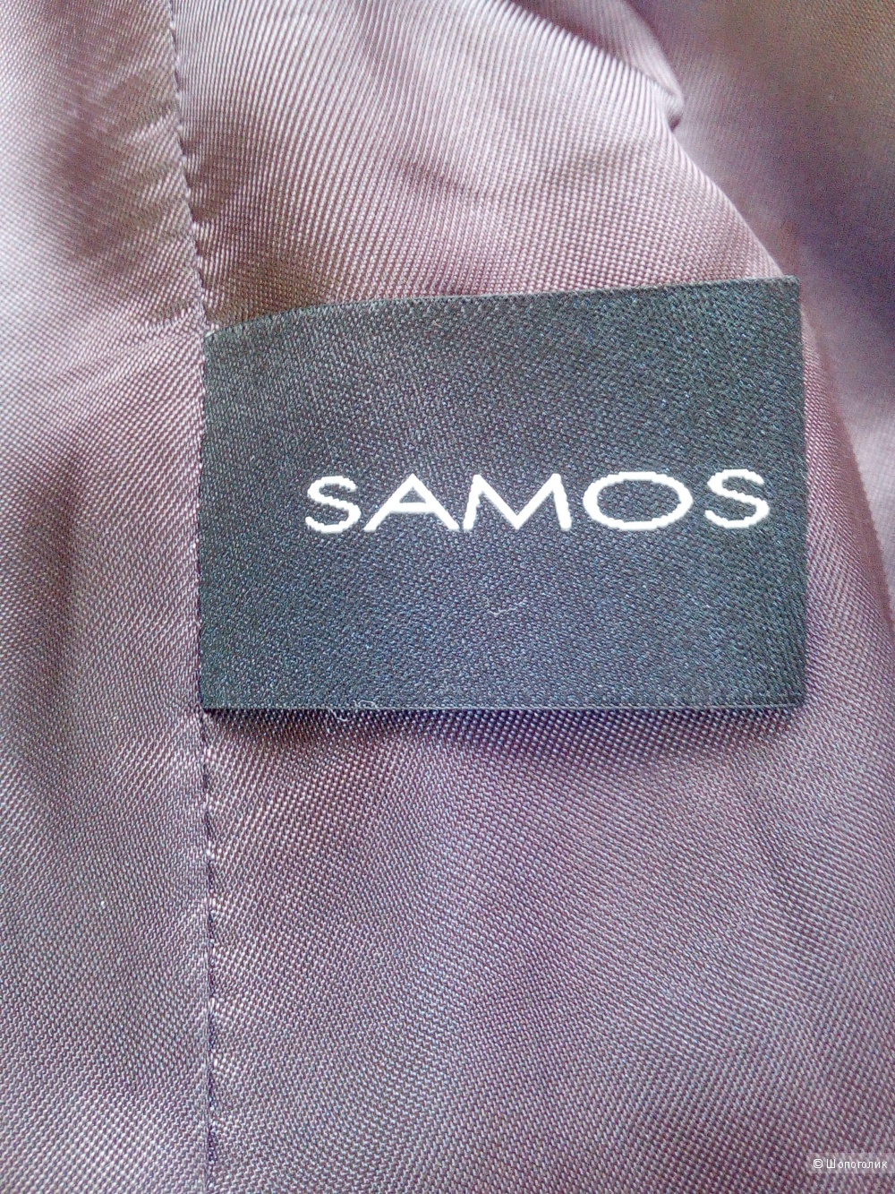 Итальянское пальто Samos. Темный шоколад, 46 размер