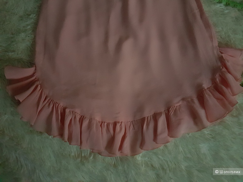 Нежное шелковое платье PINKO BLACK, 48 (Росс)  дизайнер:46 (IT)