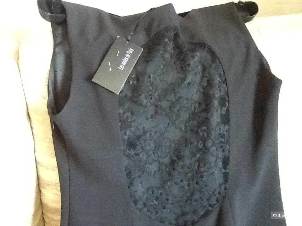 Чёрное платьем кружевной спиной  Les Etoiles de Paris 44-46  размер