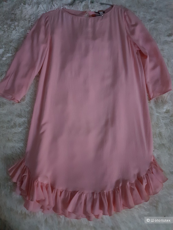 Нежное шелковое платье PINKO BLACK, 48 (Росс)  дизайнер:46 (IT)