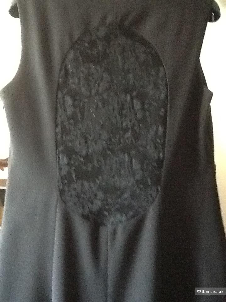 Чёрное платьем кружевной спиной  Les Etoiles de Paris 44-46  размер