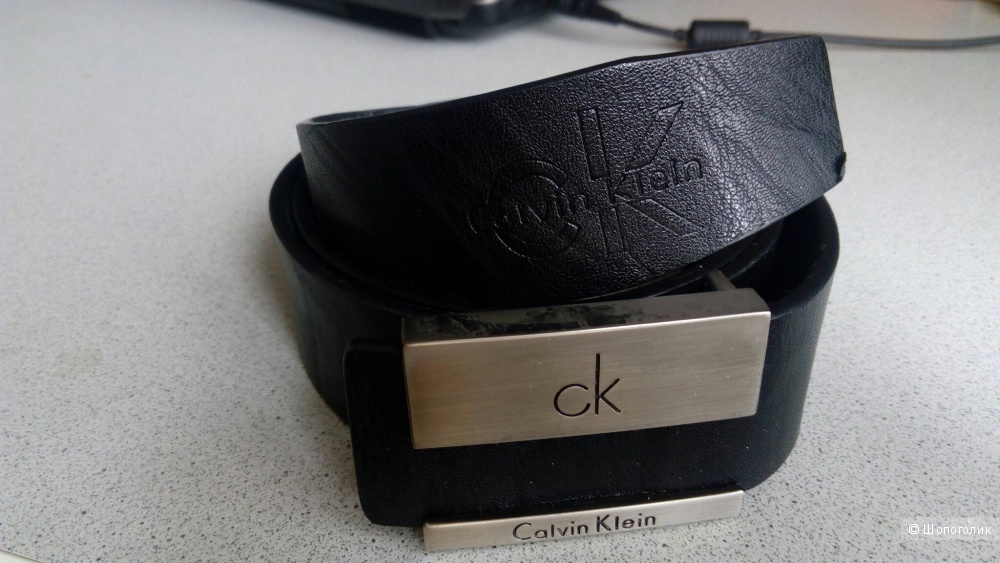 Кожаный ремень Calvin Klein, б/у