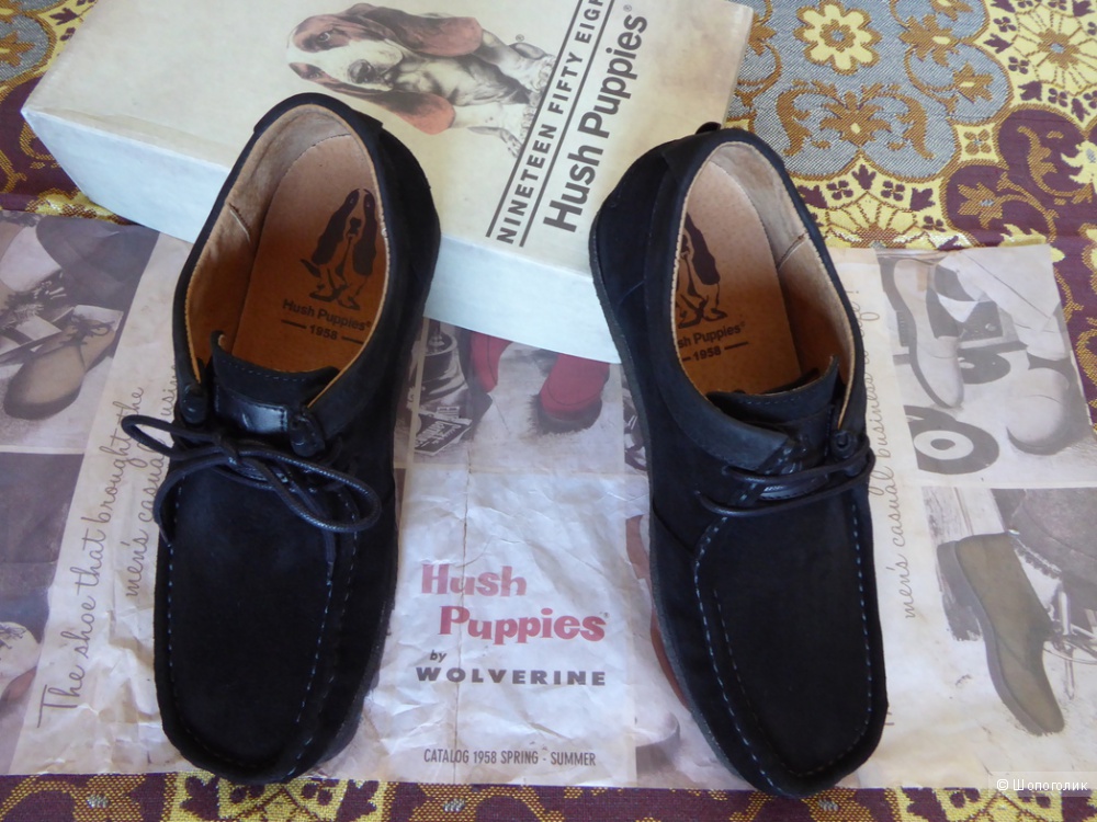 Новые туфли Hush Puppies (made in Portugal) UK 9