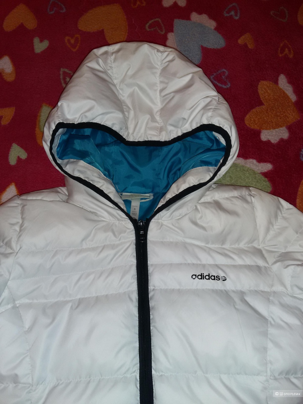 Пуховик Adidas, размер 44, S