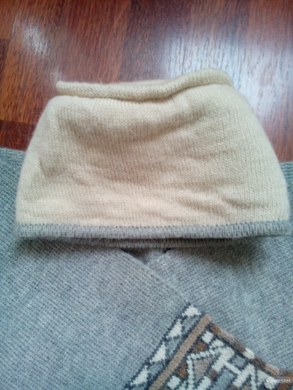 Комплект шапка и шарф Австралия (альпака-шерсть)