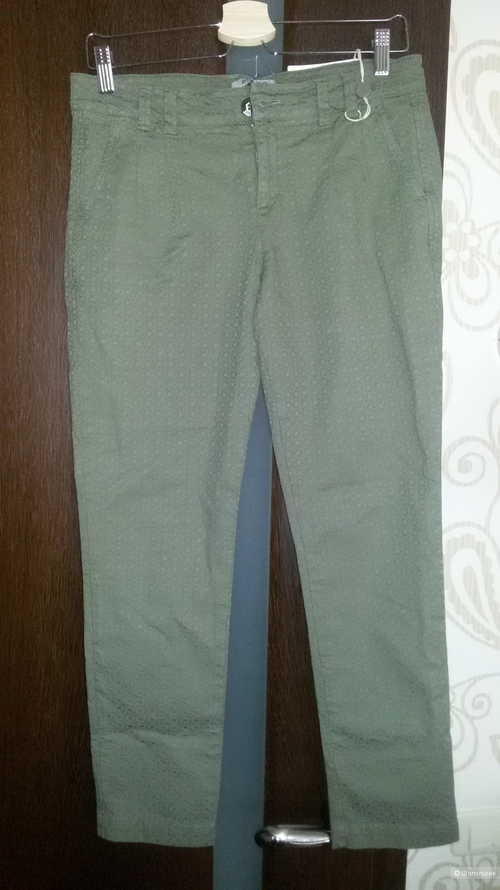 Оливковые брюки Pinko 42-44 made in Italy