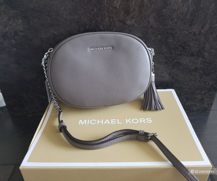 Michael Kors Ginny сумка серого цвета