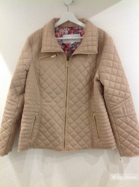 Куртка  Jessica Simpson Floral-Lined Quilted Jacket  размер XL
