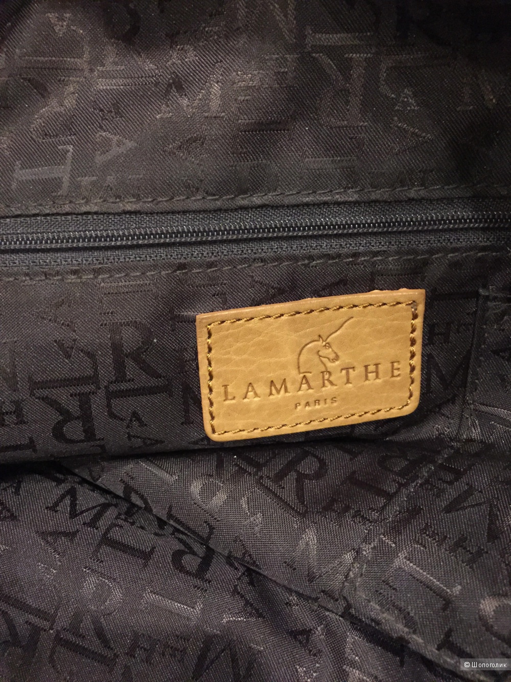 Сумка люксового французского бренда Lamarthe.