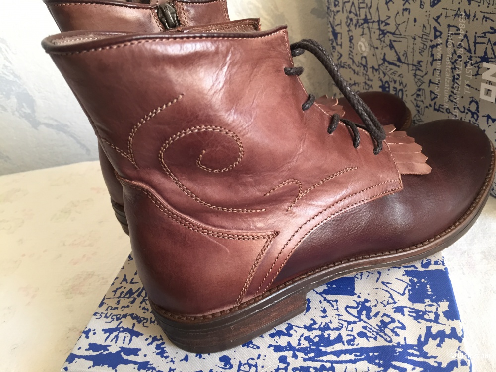 Итальянские ботинки Momino, 38 размер, коричневого цвета