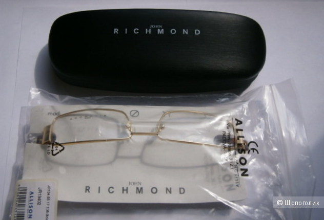 Очки, мужская оправа для зрения от John Richmond Италия размеры 55 mm. 17 mm. 135 mm.