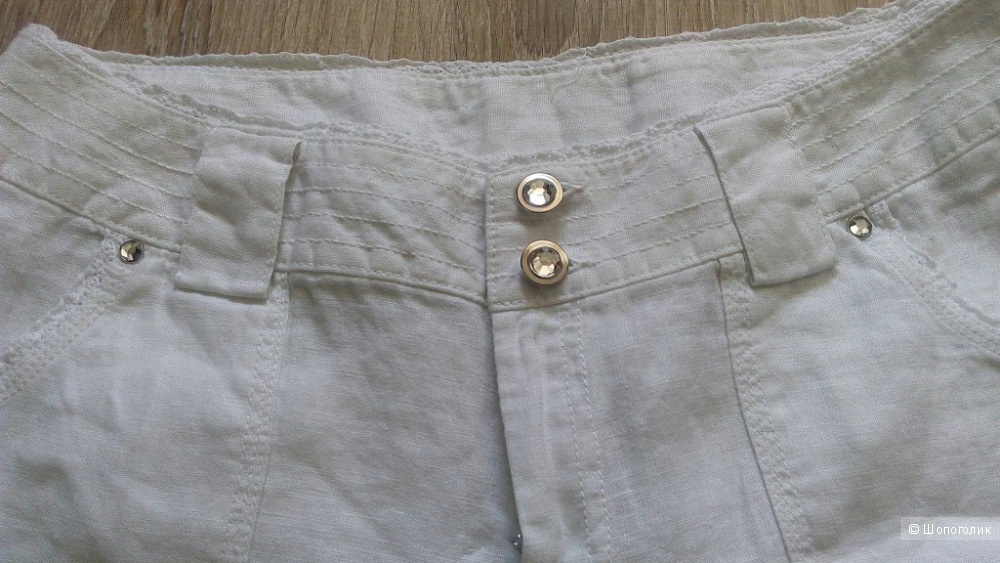 Льняные брюки, размер 6 (46-48)