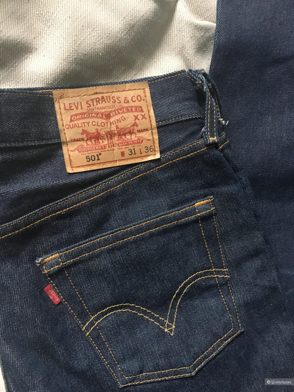 Джинсы Levis новые, оригинал, мужские размер w31L36