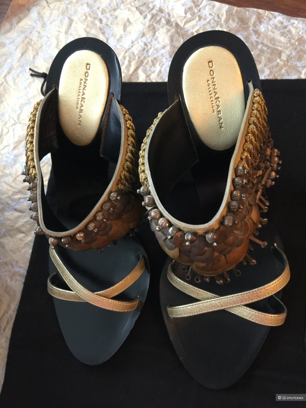 Босоножки Donna Karan collection оригинал новые размер 37.5