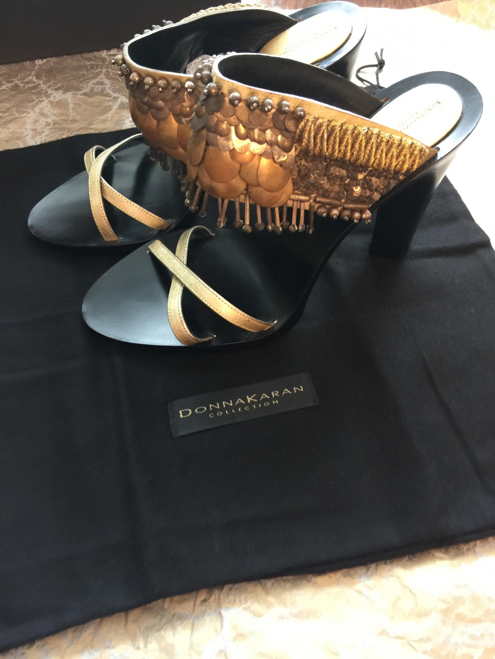 Босоножки Donna Karan collection оригинал новые размер 37.5