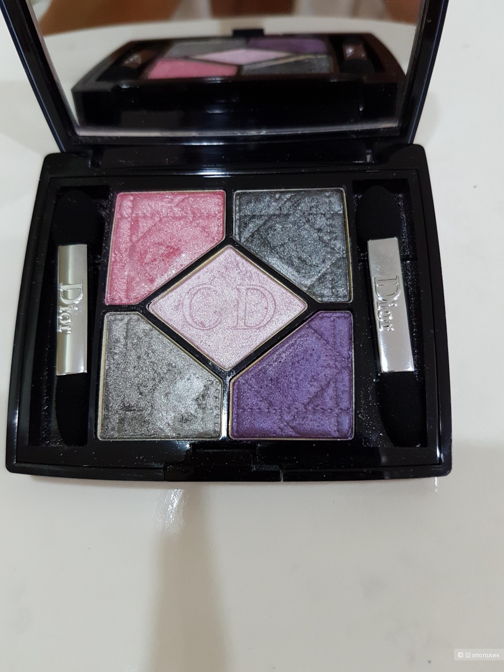 Тени - пятерки Dior, 804 extras pink