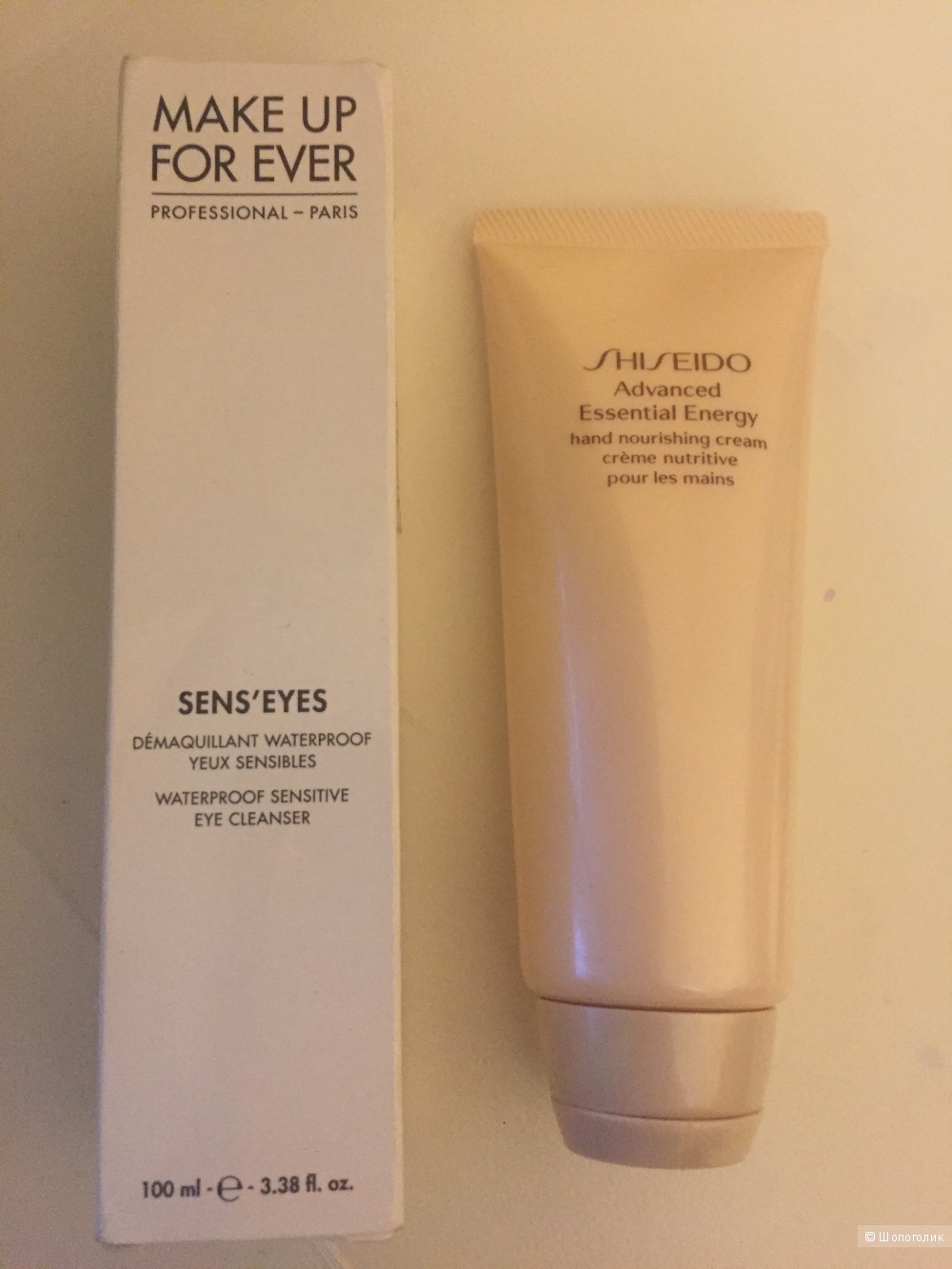 Shiseido и make up for ever комплектом