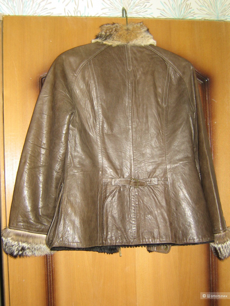 Кожаная куртка размер 44-46