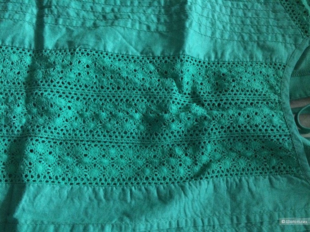 Блузка INCITY, размер 40-42, хлопок 100% цвета бриллиантовой зелени