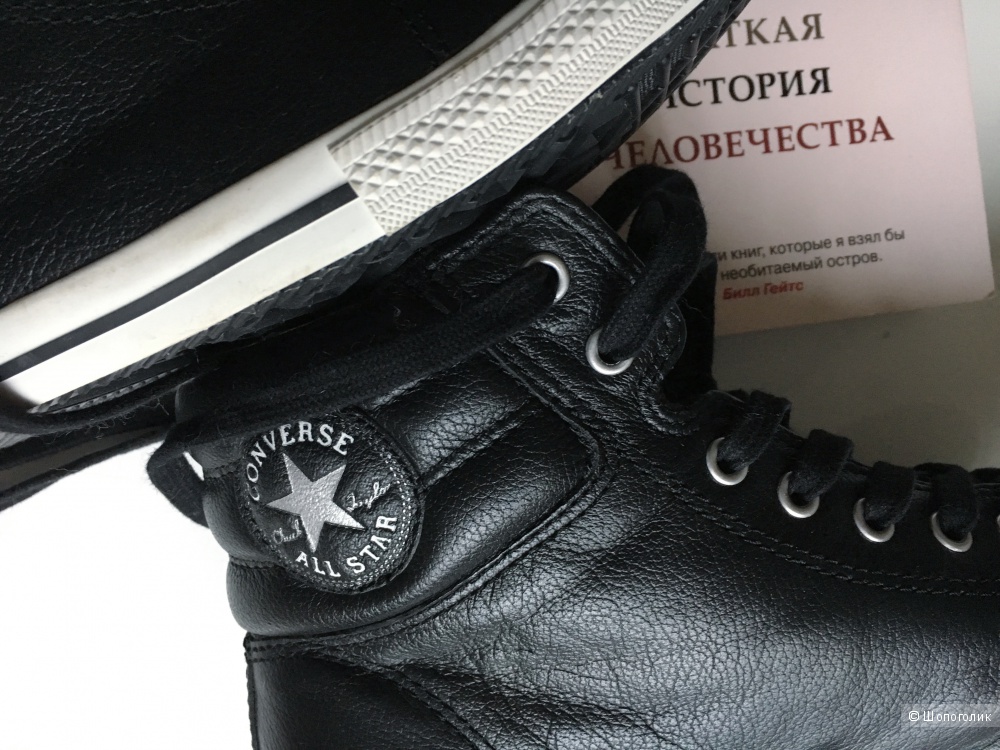 Кожаные кеды Converse,37-38