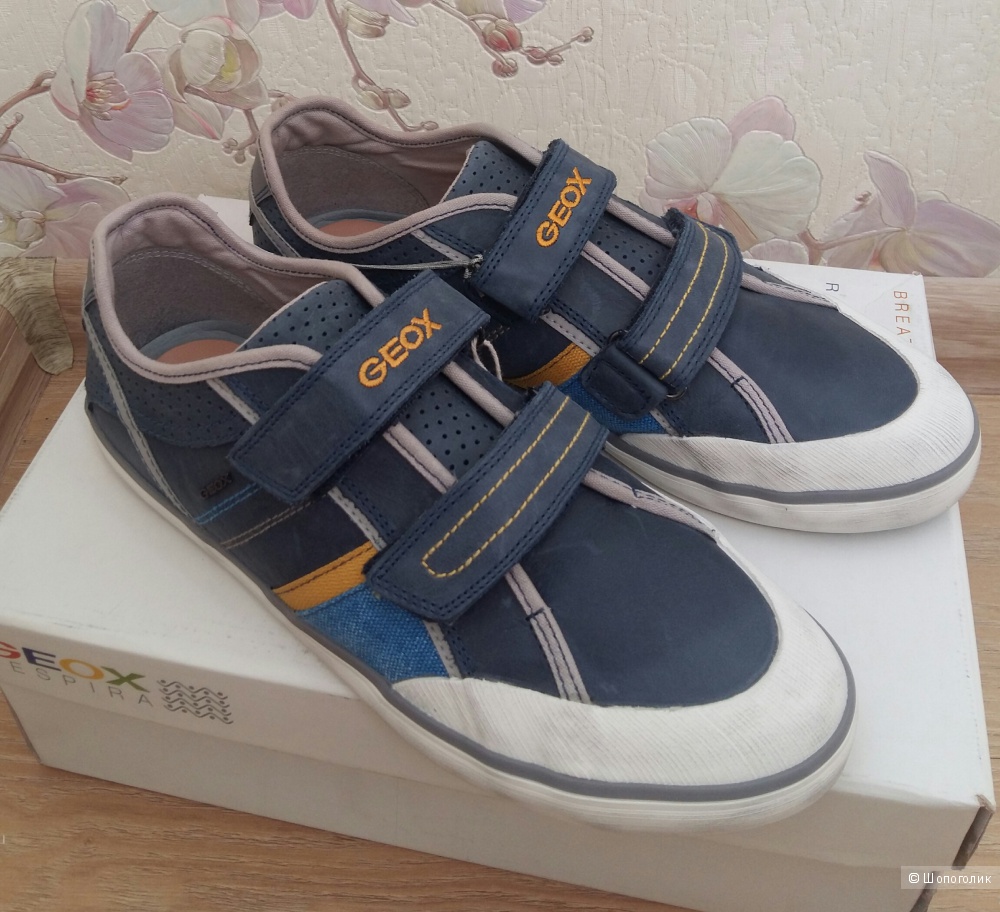 Geox, 39 р-р кеды,кожа